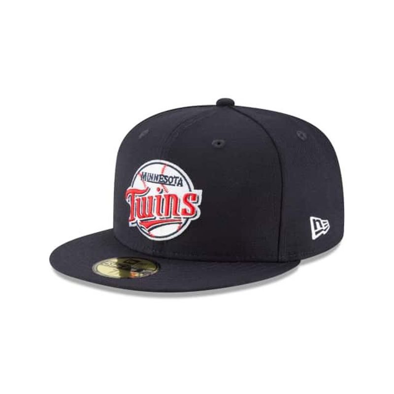 MLB Minnesota Twins 1987 Cooperstown Wool 59Fifty Fitted (CTG4044) - Blue New Era Caps